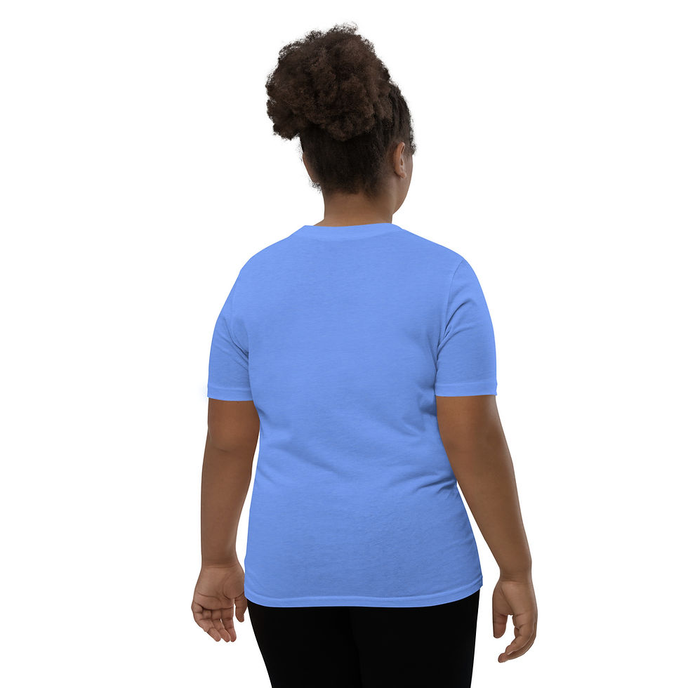 Thumbnail: "Happy Skeleton" by JD Youth Short Sleeve T-Shirt