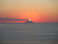Pizzo, vista Stromboli