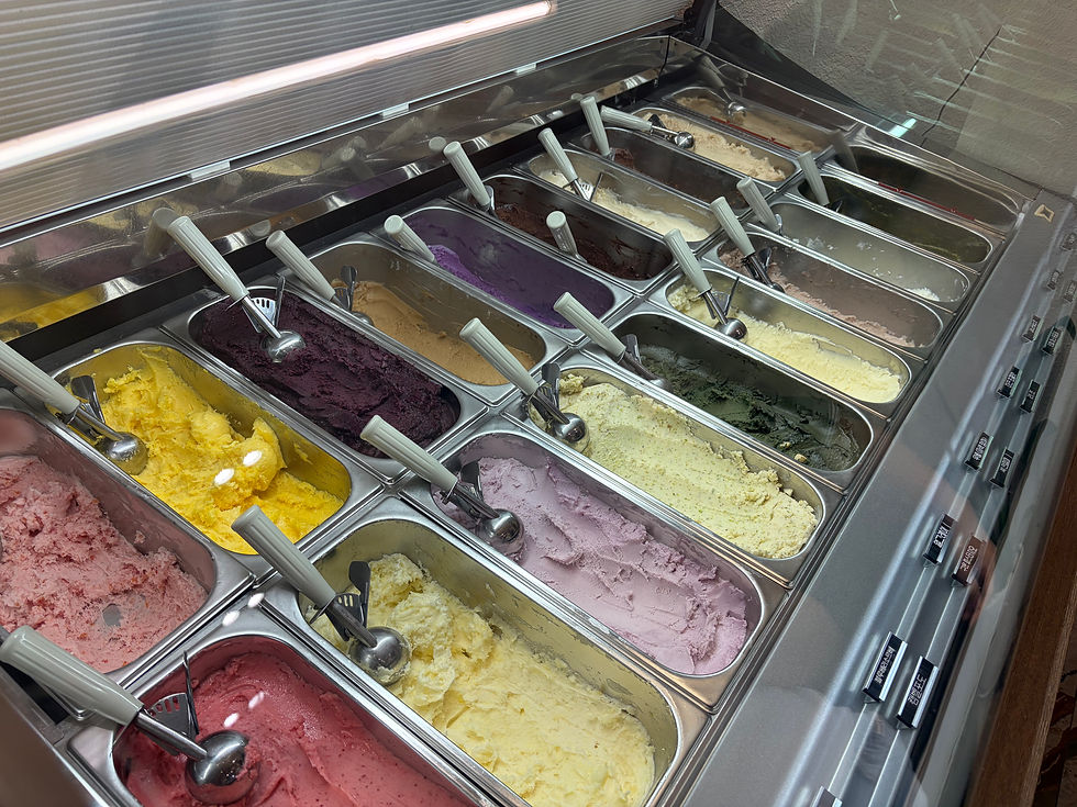 gelato flavors