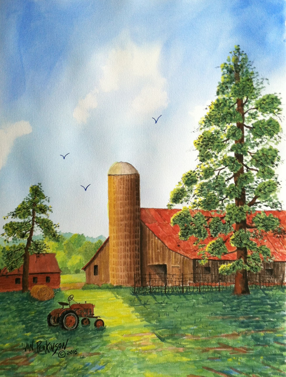 Neighbor's farm back home
