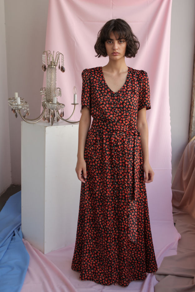 Thumbnail: Dress  Red Flower