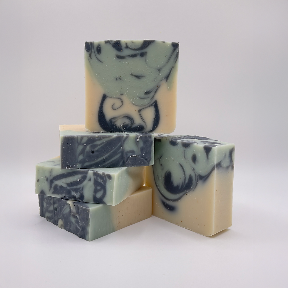 Patchouli Bar Soap, stack of soap