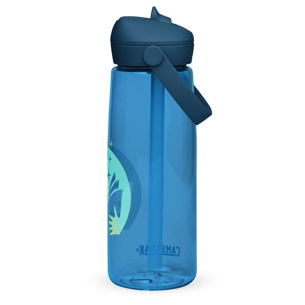 Thumbnail: Well Read Flip straw water bottle