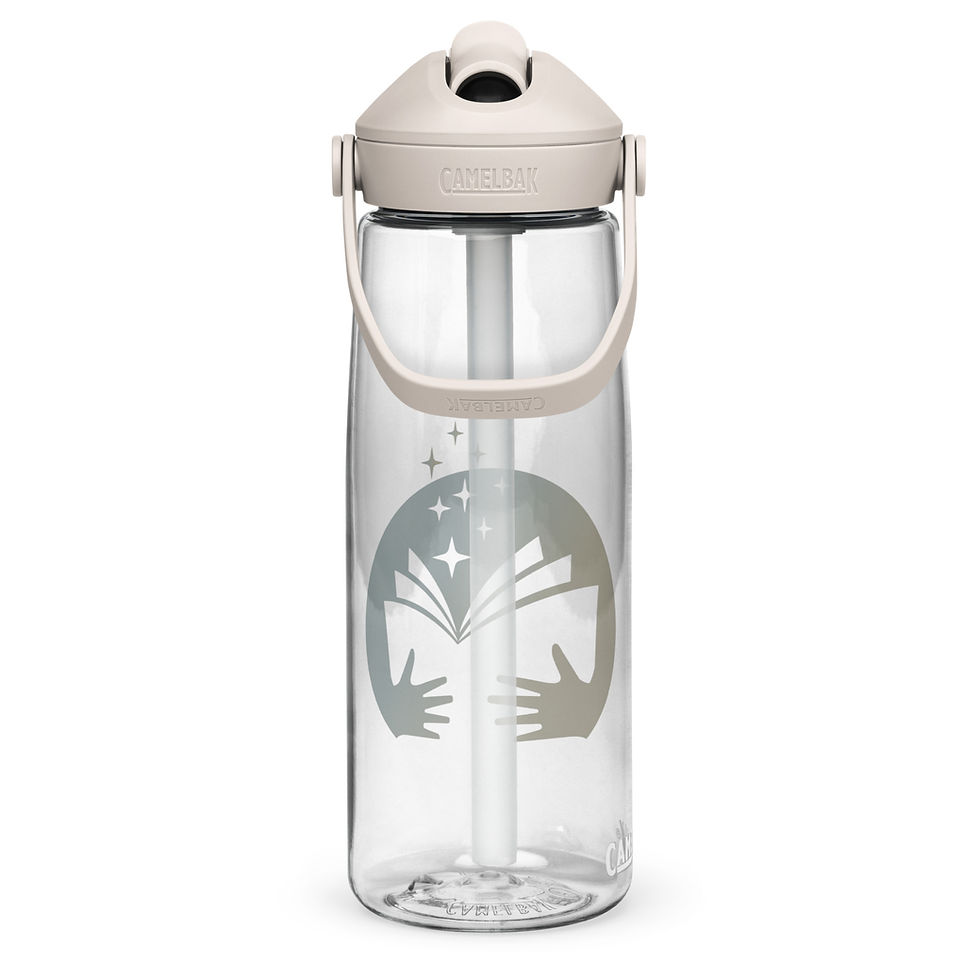 Thumbnail: Well Read Flip straw water bottle