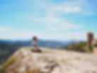 Lila meditando en Siurana