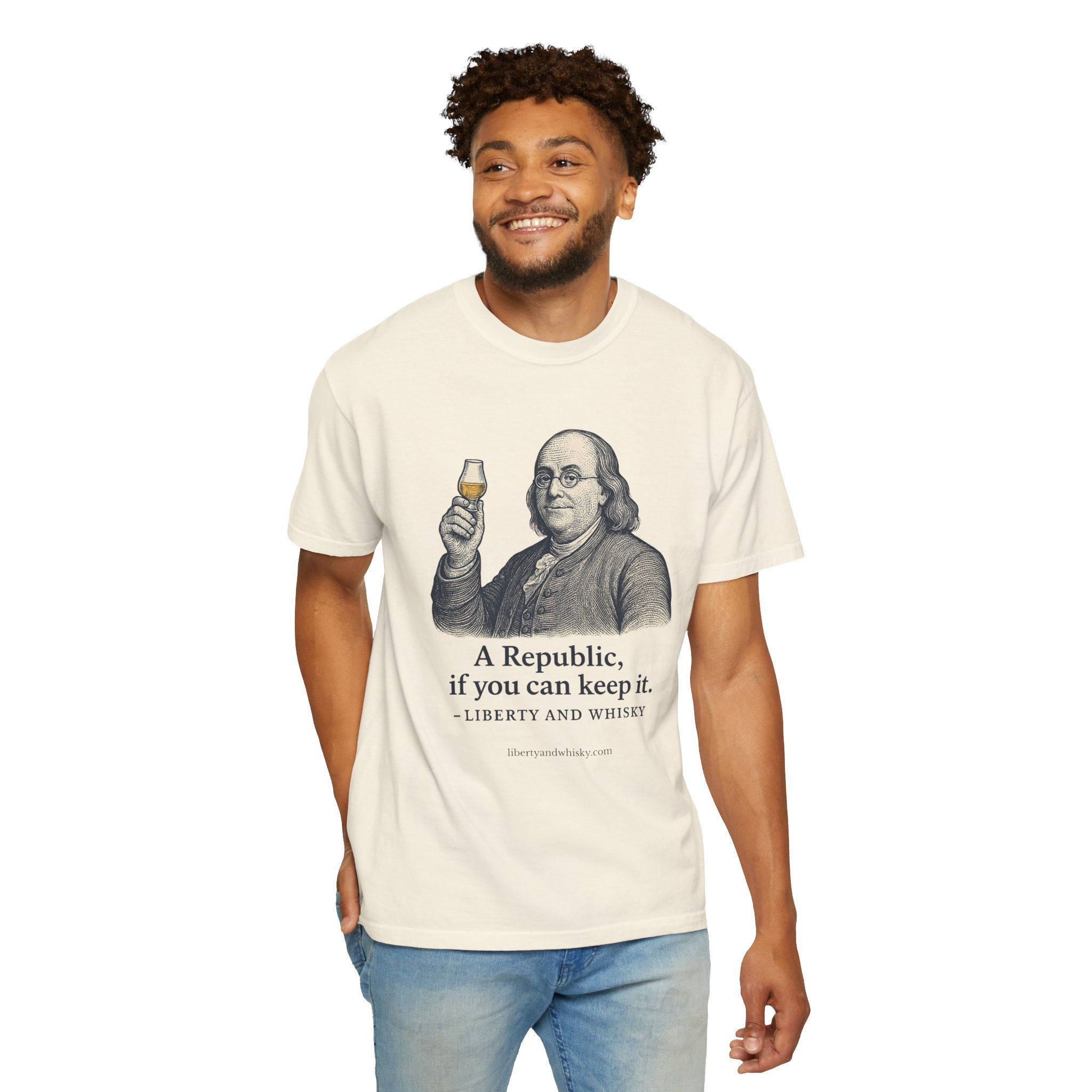 Benjamin Franklin Republic Tee - Liberty and Whisky 