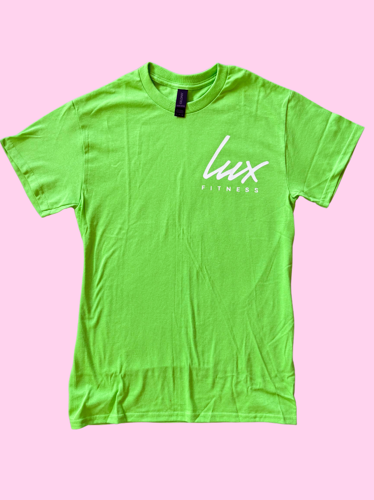 Lux Fitness "Summer Brights" Lime Green T-Shirt