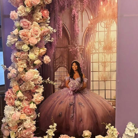 Beauty, Fashion and Florals: What I wore to a Quinceañera
