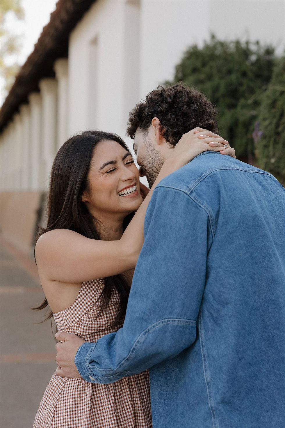Candid engagement photography in San Luis Obispo by MacKenzie Rana Photography