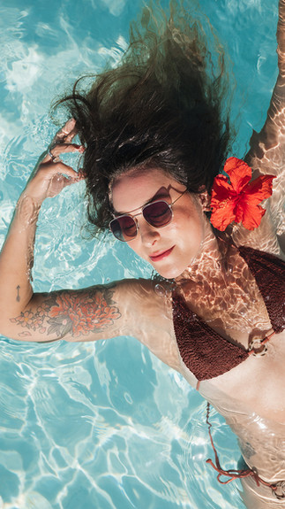 Luxury poolside experience at Vespera Resort Pismo Beach for Bungalow VIP spa members