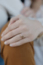Engagement Ring during Morro Bay Engagement Session with Newly Engaged Couple by San Luis Obispo Wedding Photographer