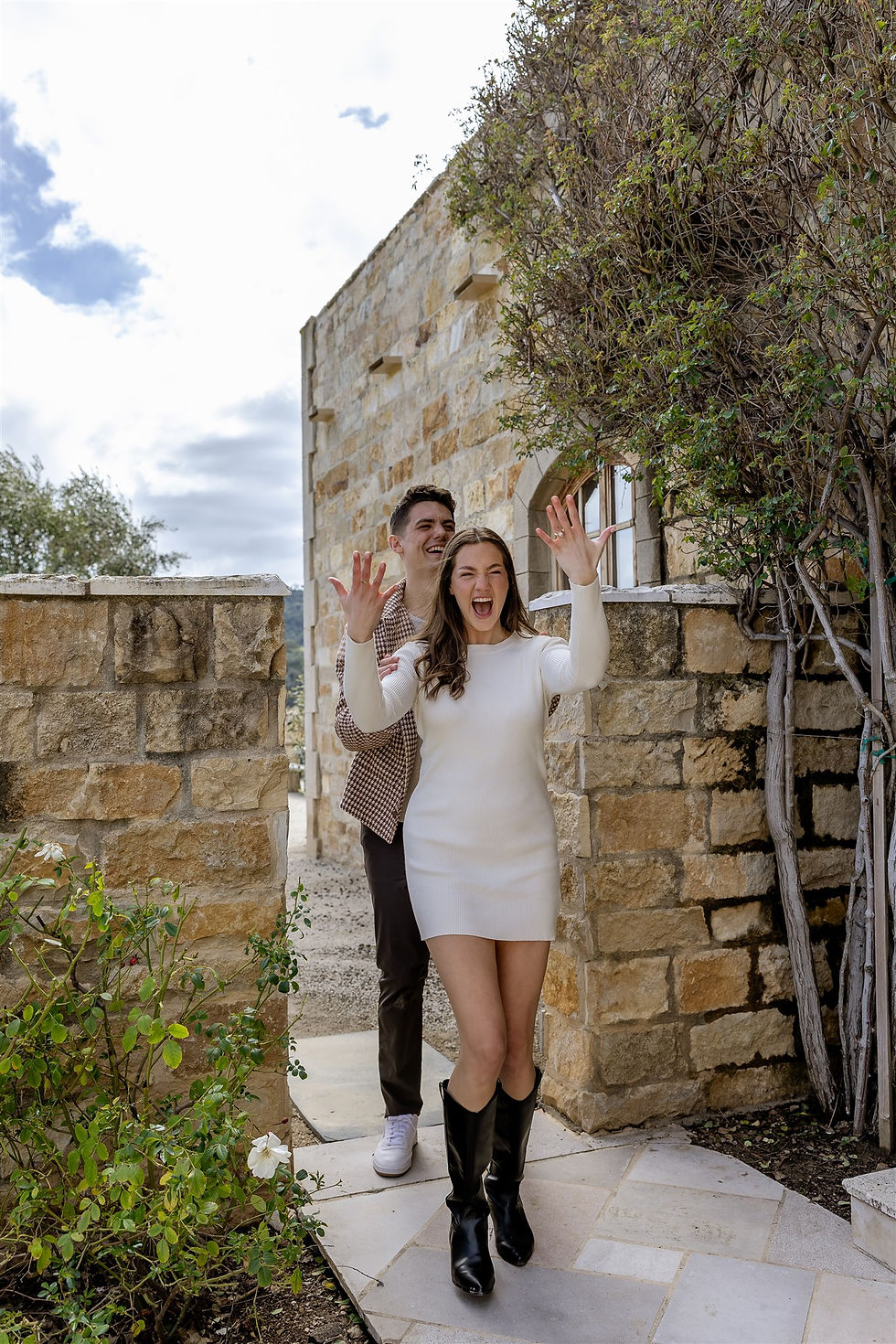 Surprise Proposal at Sunstone Winery in Santa Ynez Valley by Proposal Photographer MacKenzie Rana