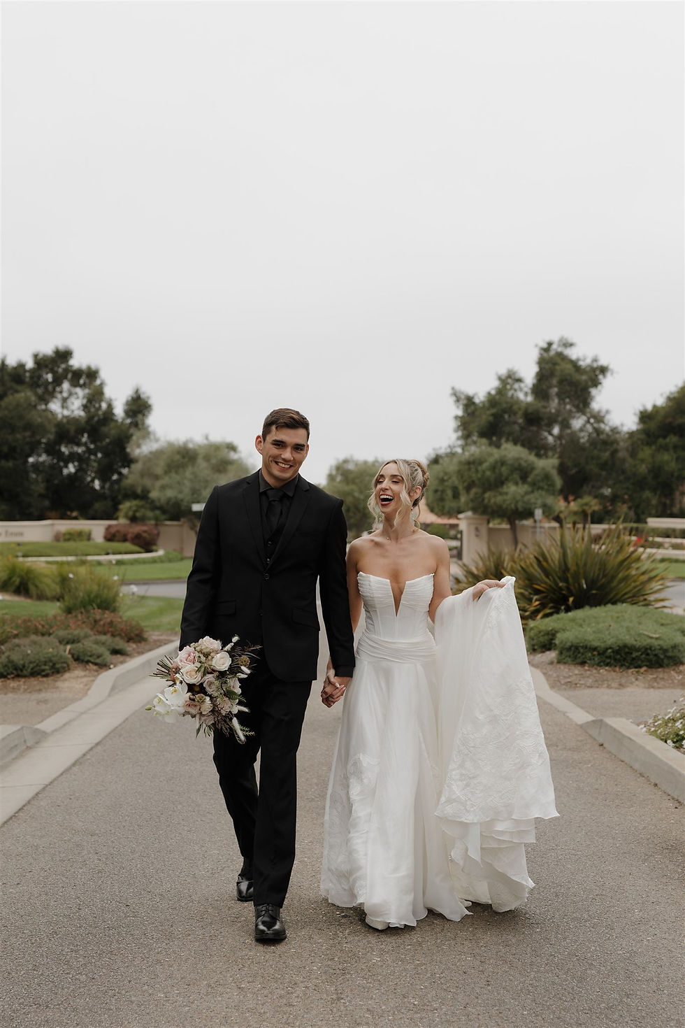 Bride and Groom portraits during Arroyo Grande Wedding at Cypress Ridge by Wedding Photographer Mackenzie Rana Photography