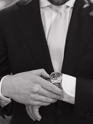 Groom details at at Villa San Juliette Wedding in Paso Robles
