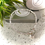 Thumbnail: Silver Etched Puffed Heart Ridged Bamboo Bracelet