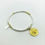 Thumbnail: 925 Sterling Silver & Yellow Gold Lion Bracelet