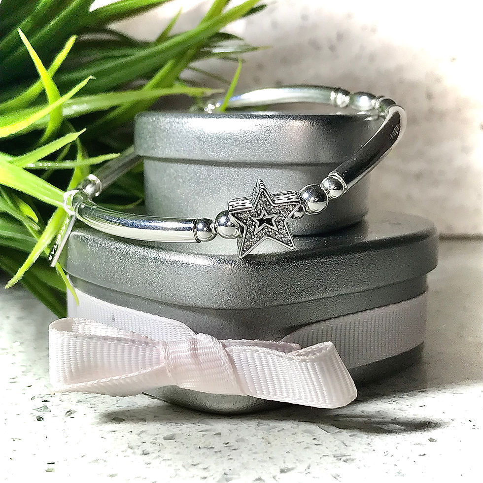 Kat & Star Jewellery 925 Sterling Silver Essential Crescendo Bangle