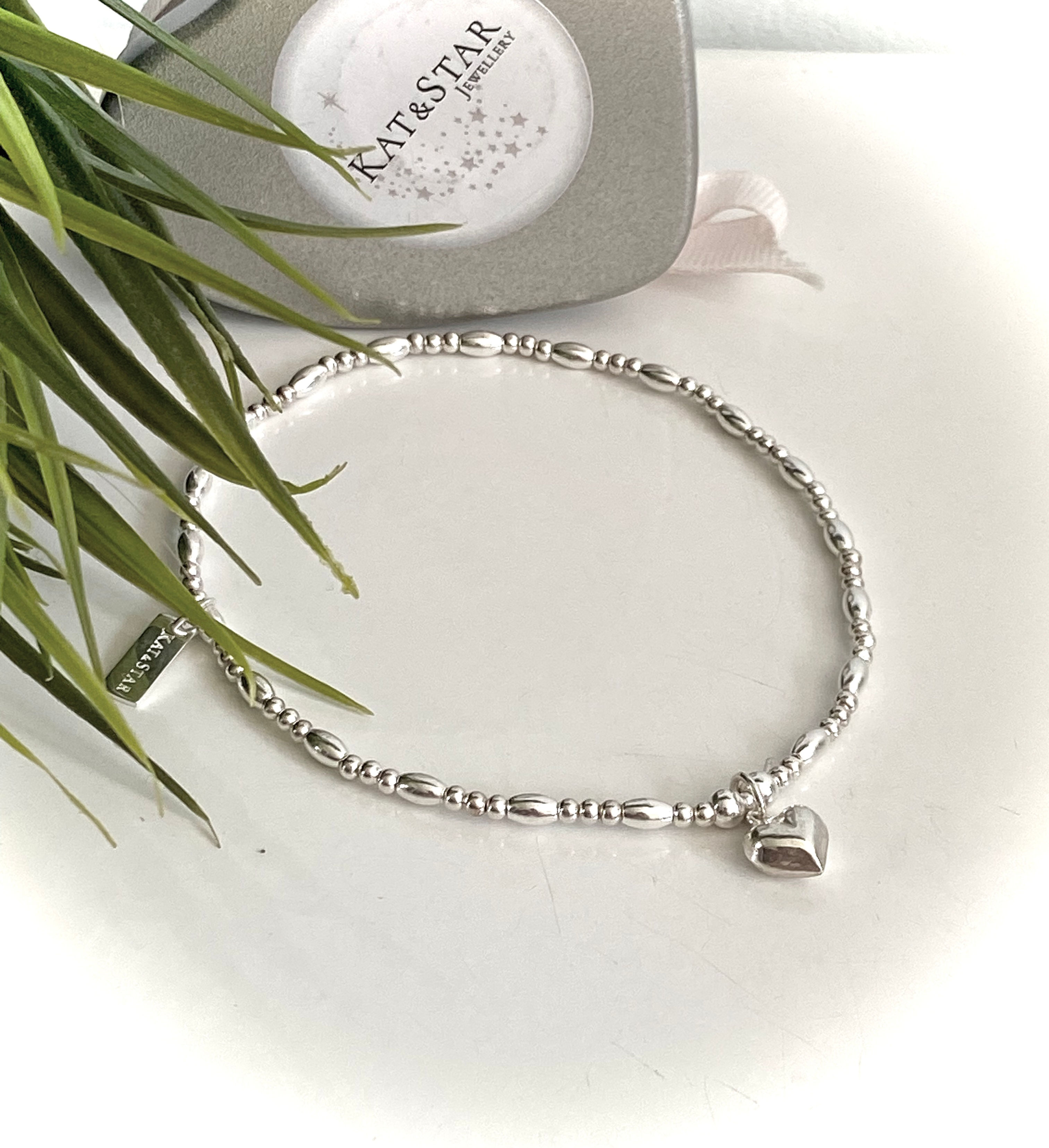 925 Sterling Silver Bijoux Jasmine Anklet