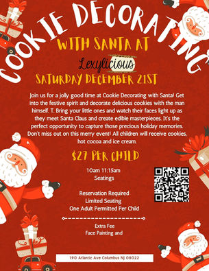 Cookie Decorating with Santa