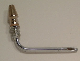 11016 Arterial Tube 2" Curved Slip Hub Indented Tie-Off Full-Flow