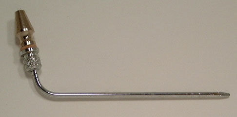 11008 Arterial Tube 4" Curved Slip Hub Indented Tie-Off Full-Flow