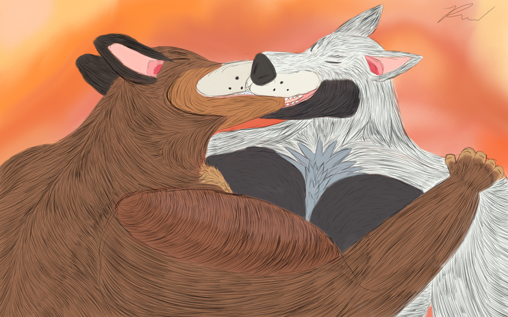 Margon & Baku: Two Wolves in Love