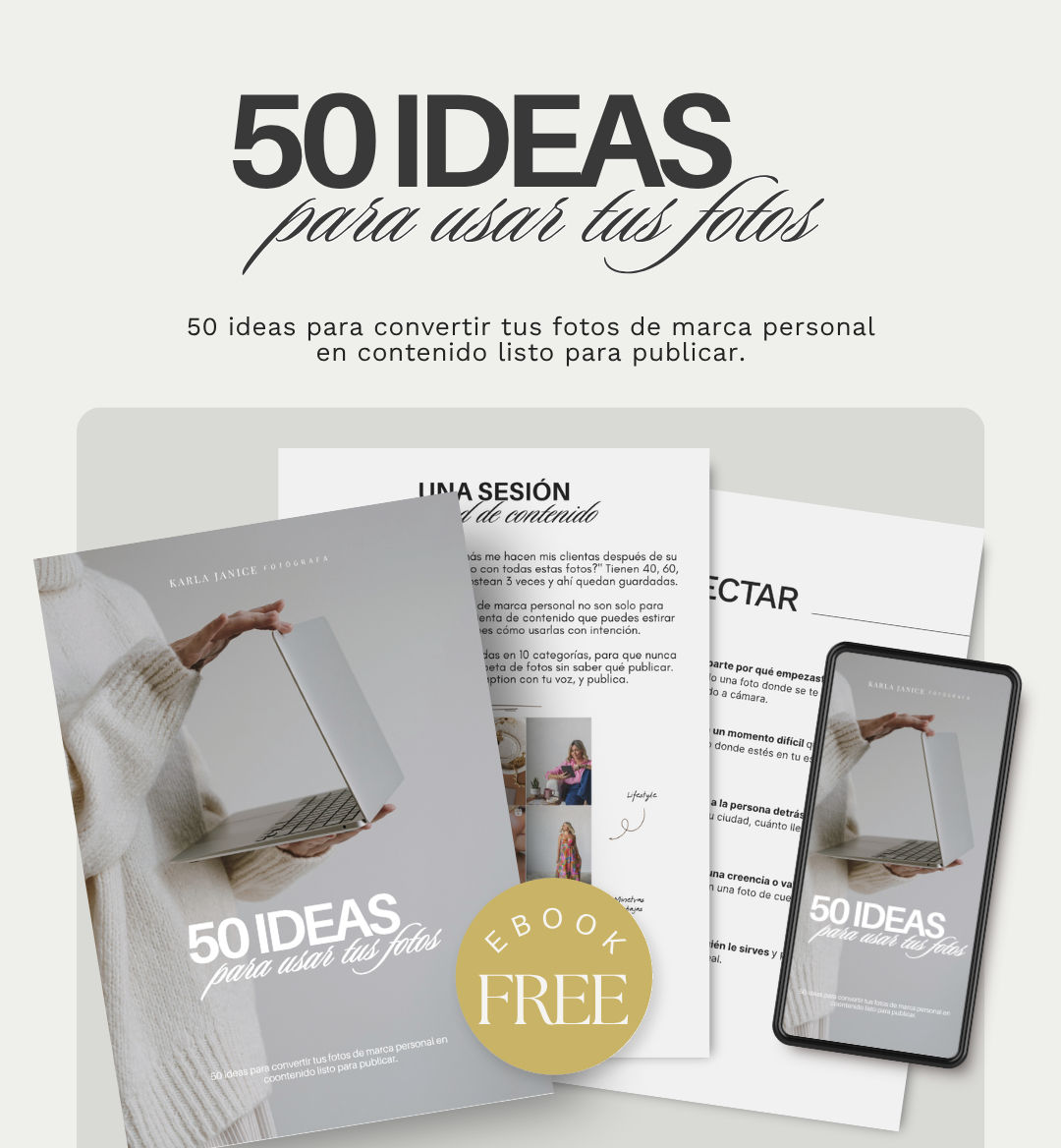 50 ideas para usar tus fotos.