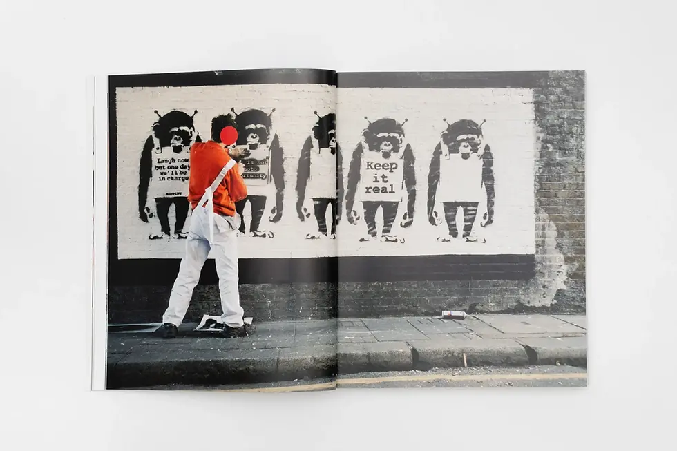 Thumbnail: Banksy Captured (Unsigned) Paperback by Steve Lazirides Volume I