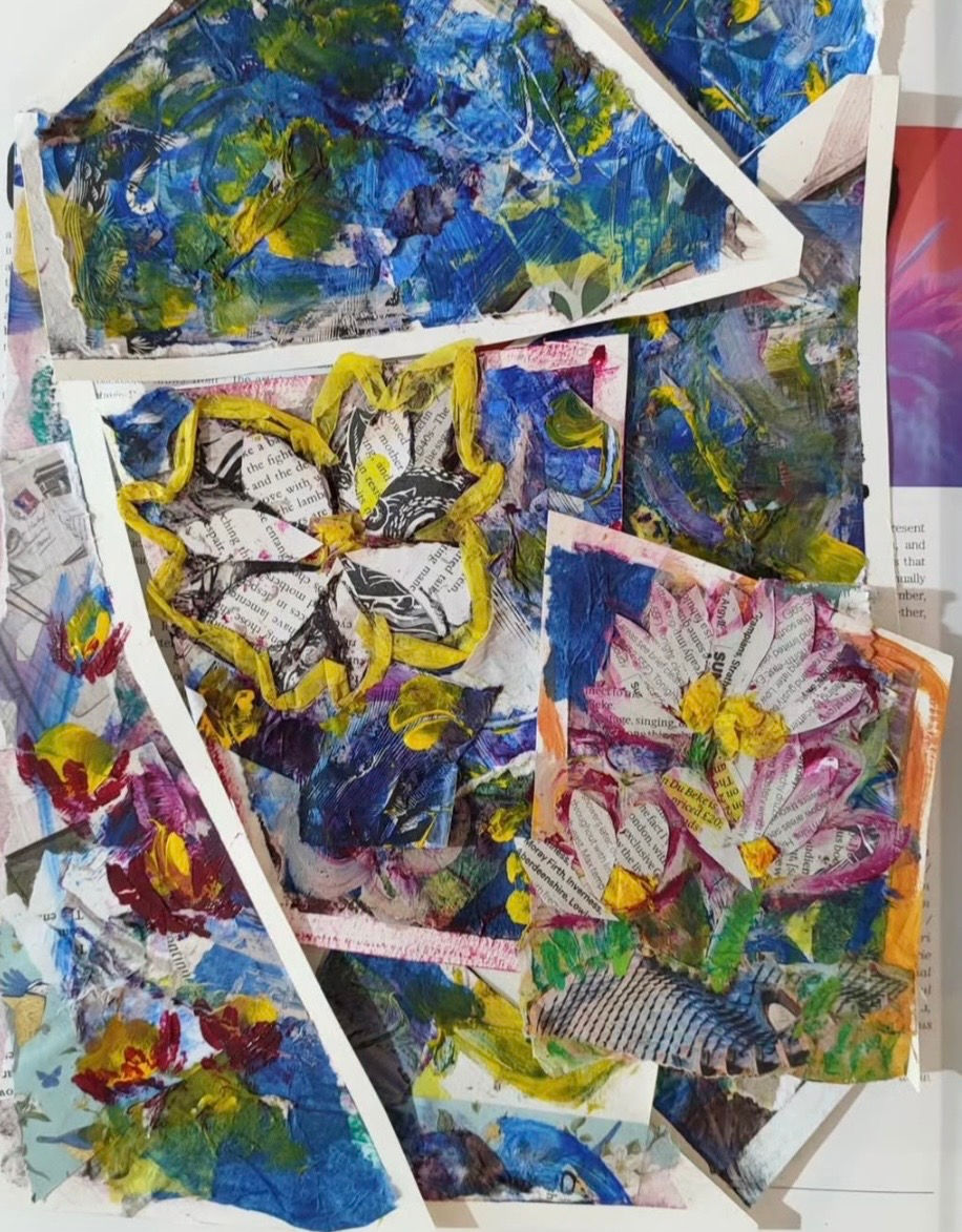 How to Paint with Collage