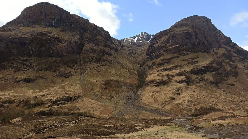 Scotland landscape of Glencoe