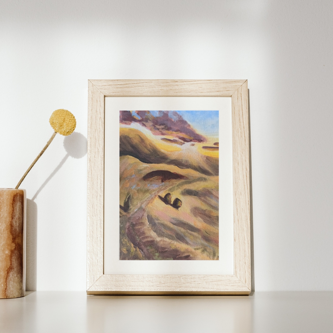 "Chasing The Light" Original Highland Acrylic Painting