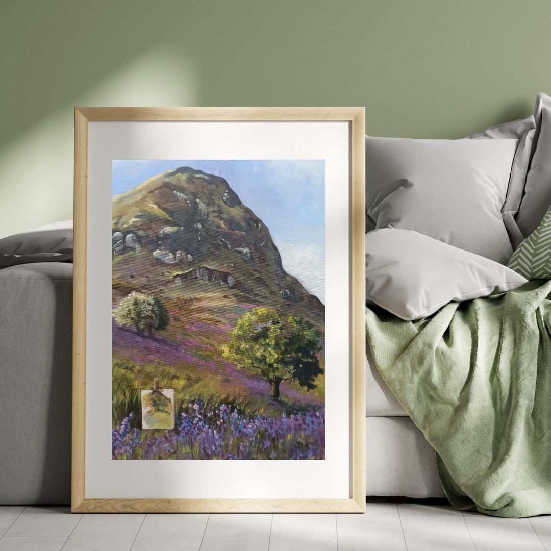 “Light on Rannerdale” Lake District Woodland Painting
