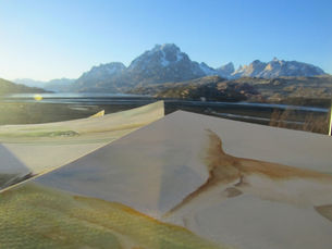 Plein air painting in Patagonia