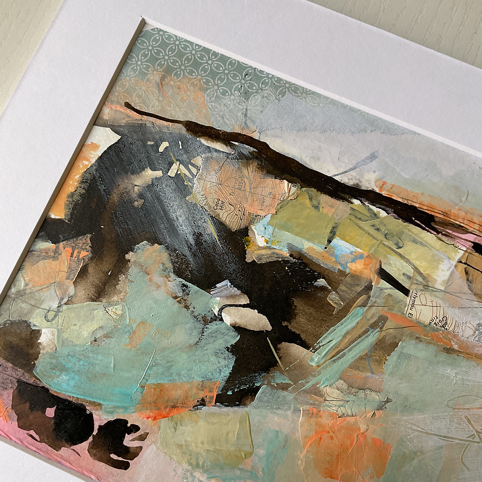 Thumbnail: “Still and Shadows” Original Welsh Landscape Painting on Paper