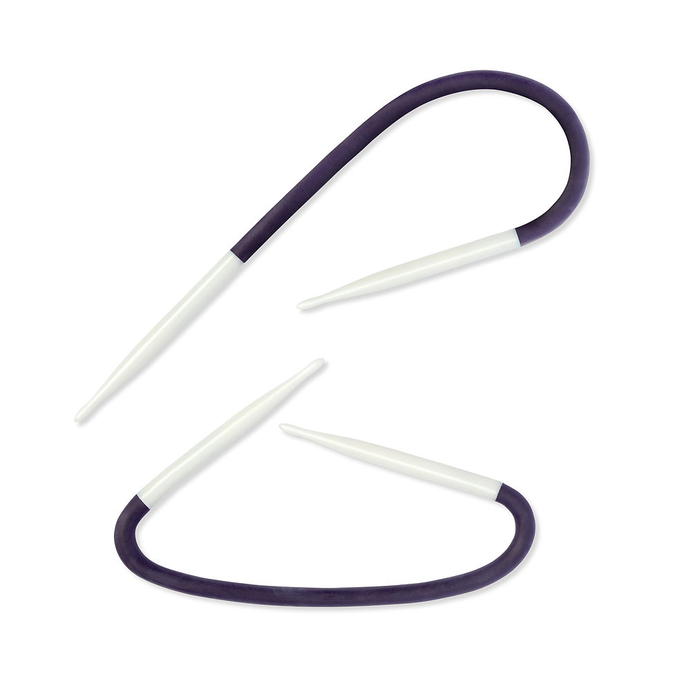 Miniature : Aiguilles pour torsade YOGA - 7,0 mm, 25 cm - prym.ergonomics