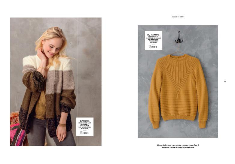 Miniature : Revue Phildar n°157 : Un bel automne! 31 looks inédits