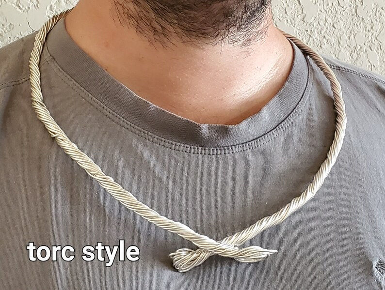 Thumbnail: Fine Silver Necklace EMF Defender, Arthritis and Pain Relief Circlet