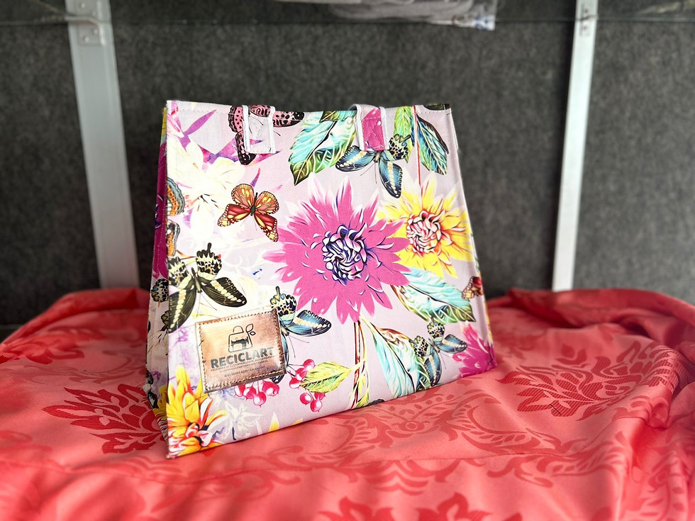 Miniatura: Ecobag de caixa de leite