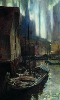 Гаммерфест.Северное сияние. 1895