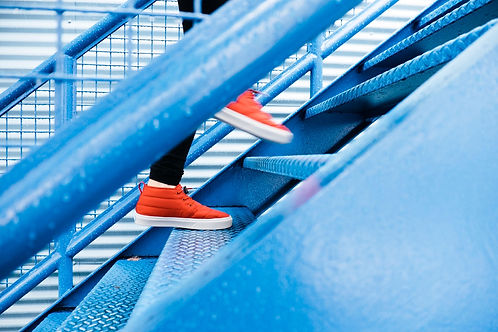 Up the Blue Stairs