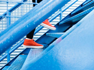 Up the Blue Stairs