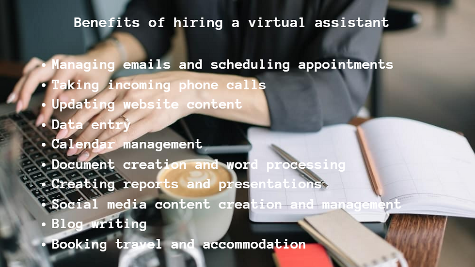The Benefits Of A Virtual Assistant For Your Business