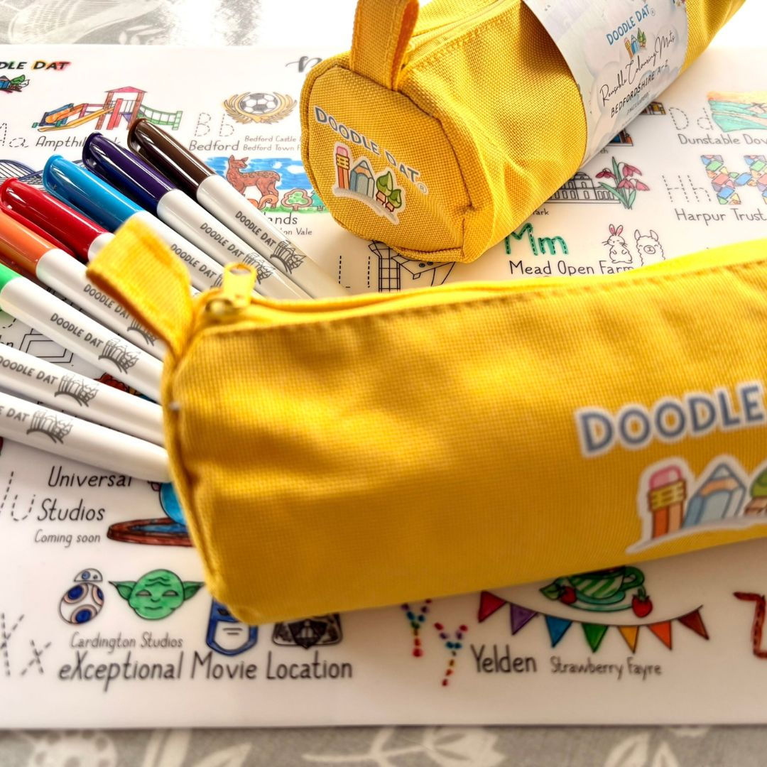 Large Colouring Mat - Bedfordshire A-Z Edition