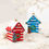 Thumbnail: Sass & Belle Red Beach Hut Shaped Bauble