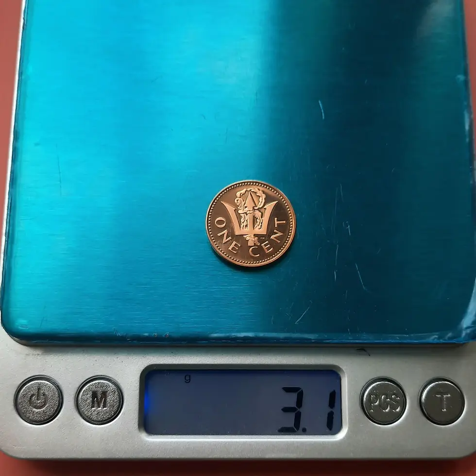 Thumbnail: Barbados 1 cent 1973 FM