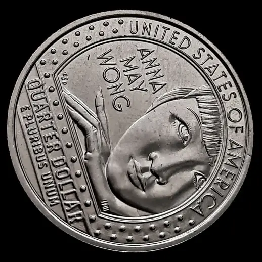 Прев'ю: США 25 центів 2022 року Анна Мей Вонг