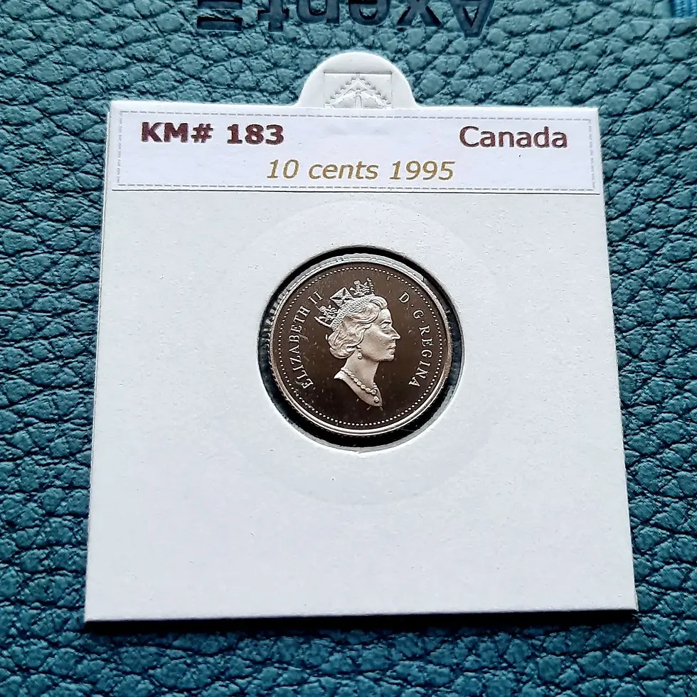 Thumbnail: Canada 10 cents 1995 PROOF