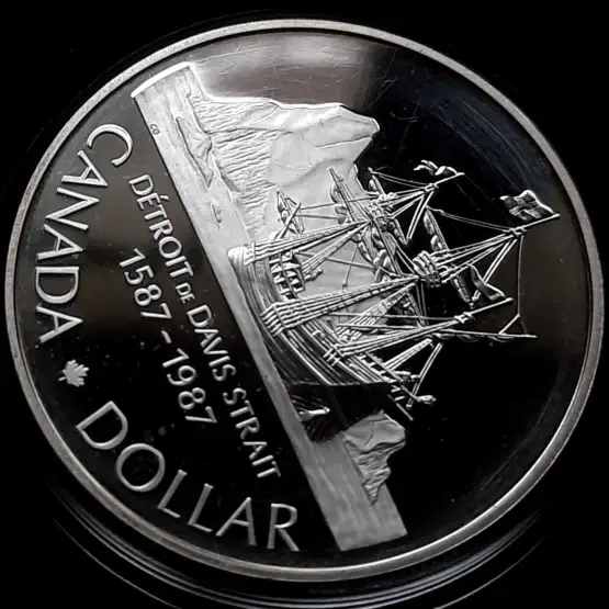 Thumbnail: Canada 1 dollar 1987 "Davis Strait"