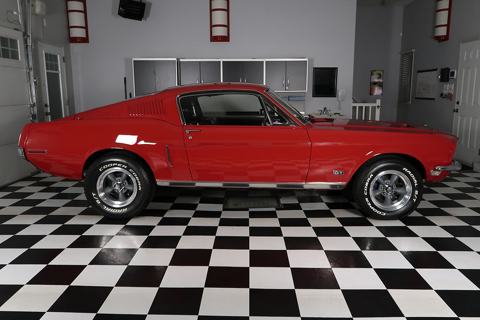 Thumbnail: 1968 Mustang Fastback Candy Apple Red J-Code