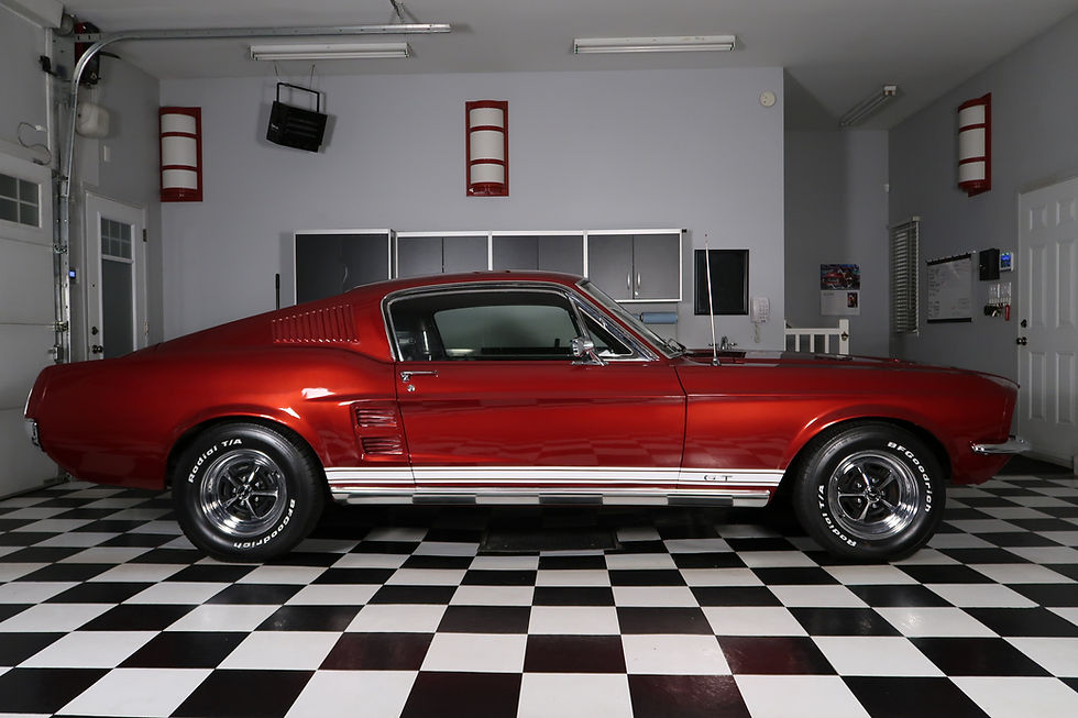 Thumbnail: 1967 Mustang Fastback GT ''K-Code'' 289 Hi-Po Candy Red